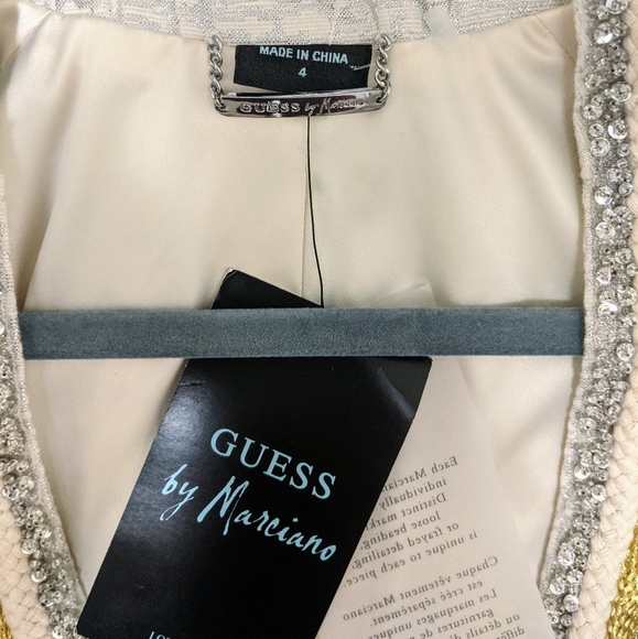 Guess by Marciano Mirrored Beaded Crop Jacket - Picture 7 of 10